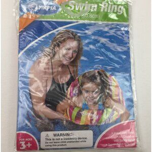 Olympia 20" Swim Ring Pool Float Striped Innertube Toy